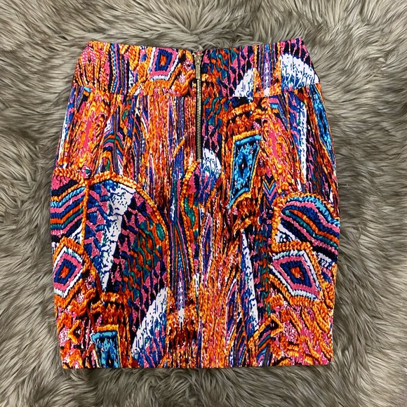 Bebe summer / spring colorful skirt - Picture 3 of 5